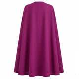 50th Anniversary Cape Queen Camilla Purple Coat