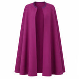 50th Anniversary Cape Queen Camilla Purple Coat