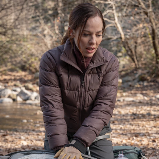 Samantha Hart  9-1-1 Nashville Brown Jacket