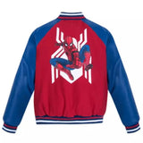 90s Spider Man Letterman Jacket