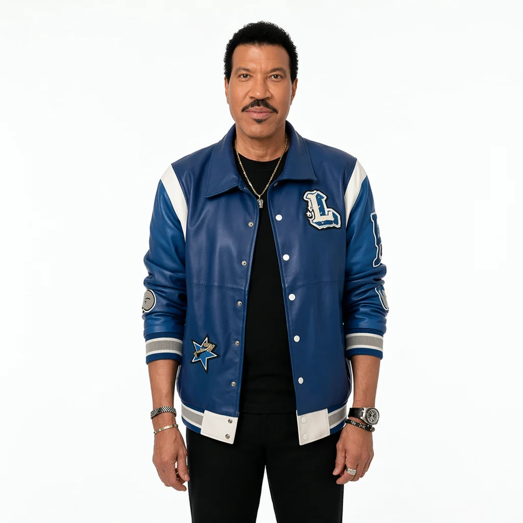 Lionel Richie American Idol S24 Leather Jacket