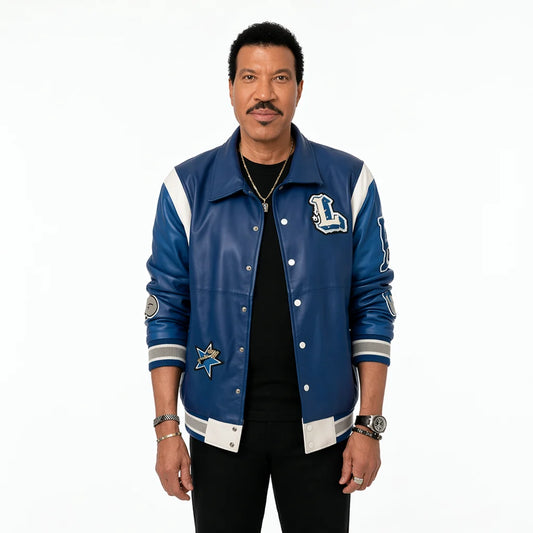 Lionel Richie American Idol S24 Leather Jacket