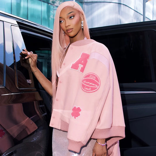 Chicago Angel Reese Custom Coach Jacket