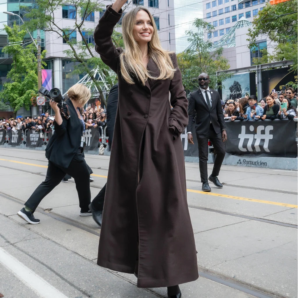 Angelina Jolie World Premiere Coat