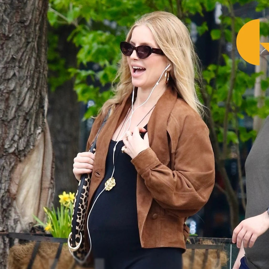 NY City Annabelle Wallis Brown Jacket
