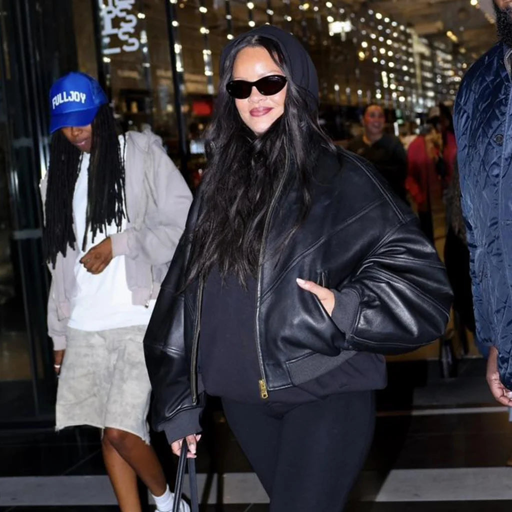 Dubai Fashion Week 2026 Rihanna Black Jacket