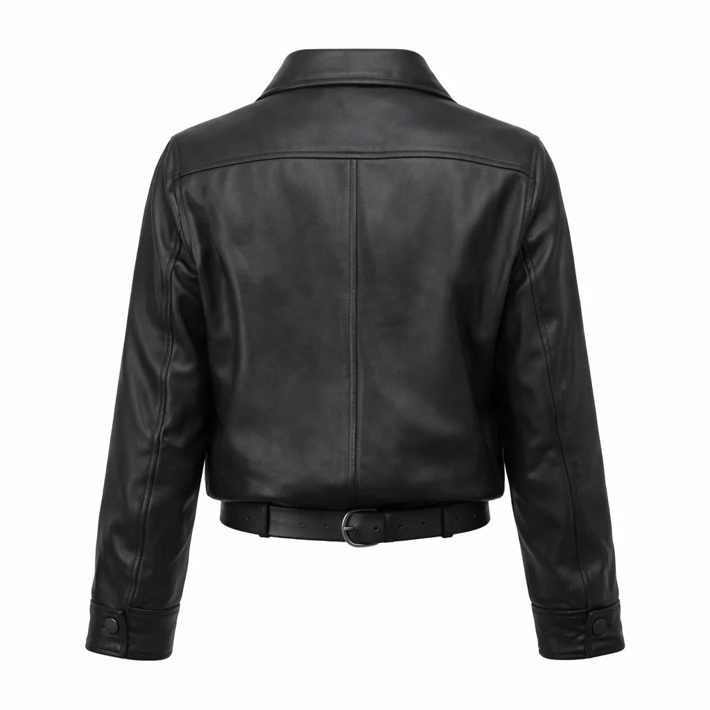 Milan Fashion Week Bella Hadid Black Jacket