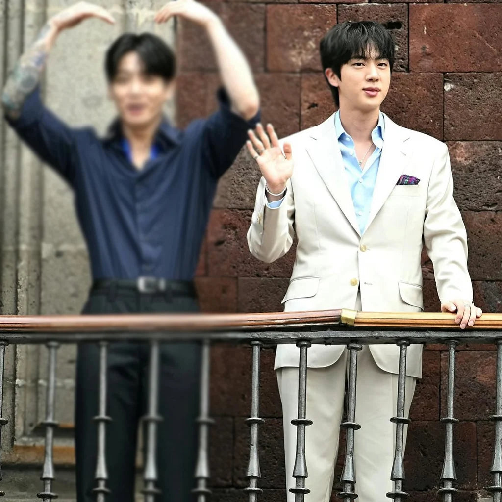 Kim Seok-jin BTS National 2026 Palace Suit