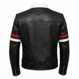 Bike Racer Black Leather Jacket