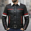 Bike Racer Black Leather Jacket
