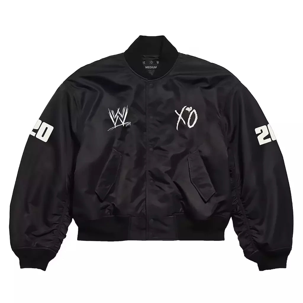 WWE Black Bomber Jacket