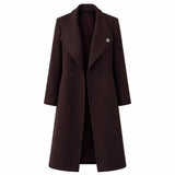 Gloria Reuben Boston Blue Brown Coat