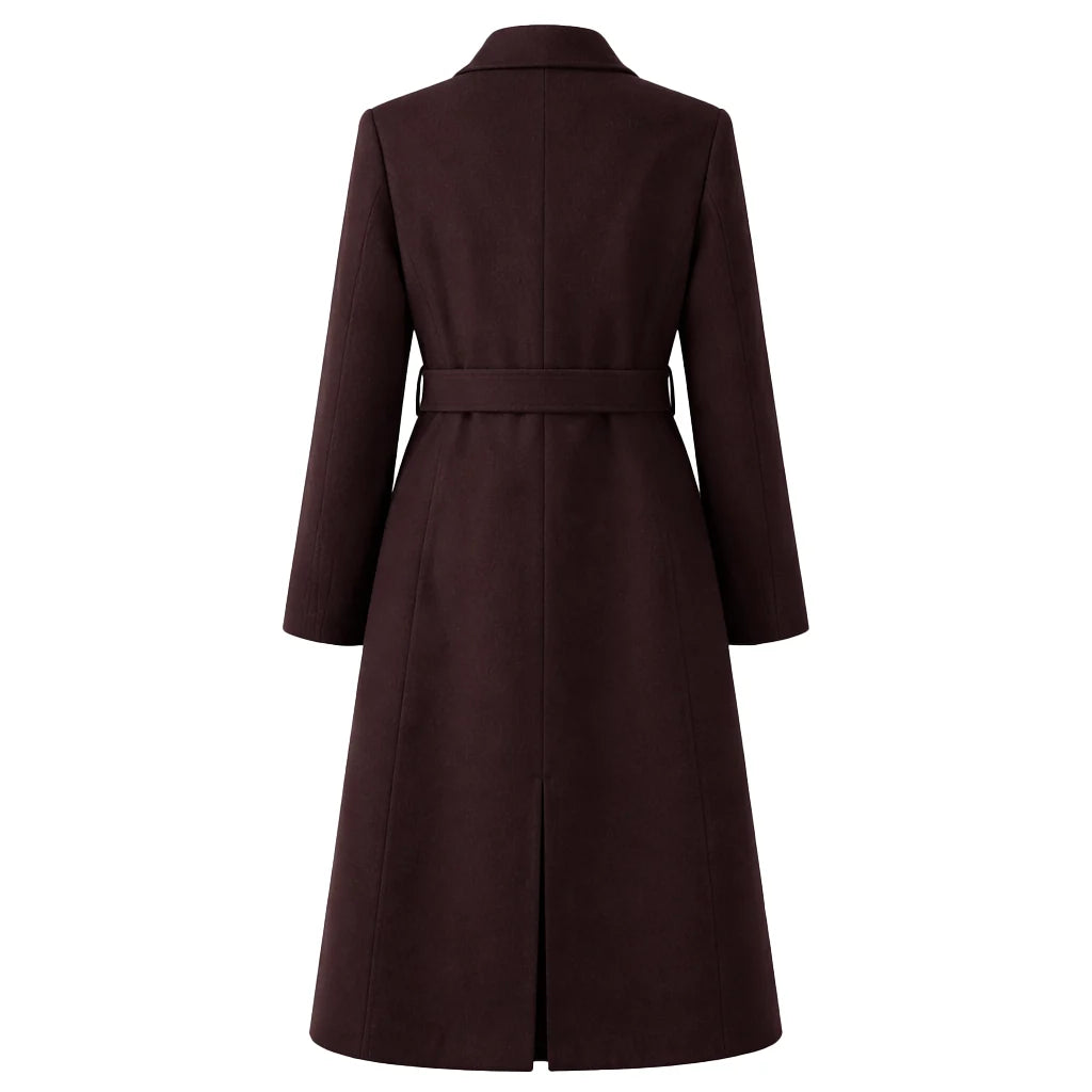Gloria Reuben Boston Blue Brown Coat