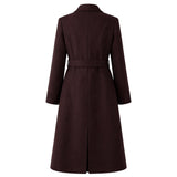 Gloria Reuben Boston Blue Brown Coat
