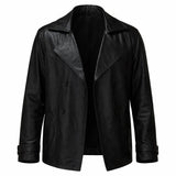 CIA S01 Colin Glass Leather Coat
