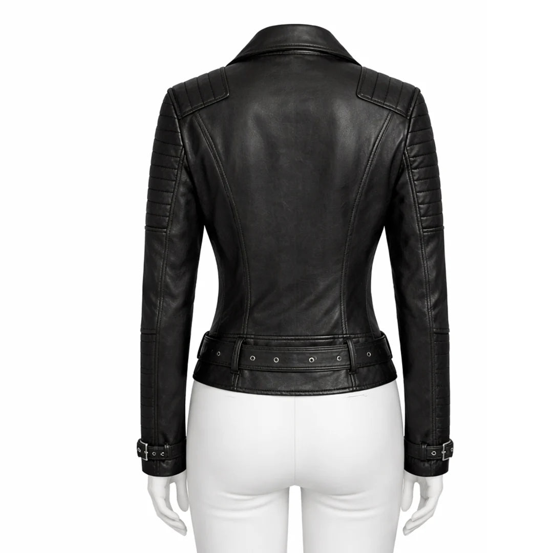 Cafe Racer Distressed Leather Jacket
