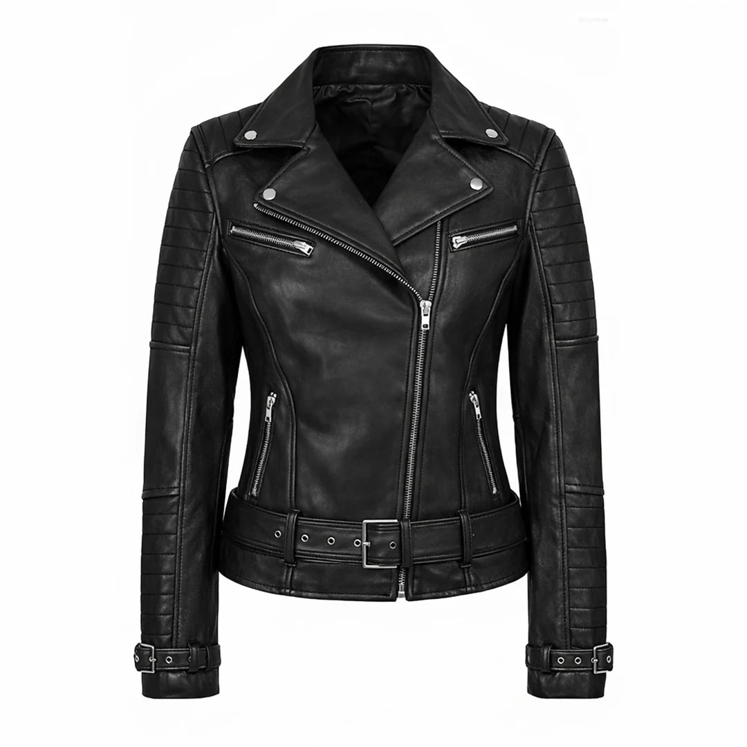 Cafe Racer Distressed Leather Jacket