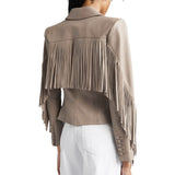 Calamigos Ranch Celebration Malin Akerman Leather Blazer