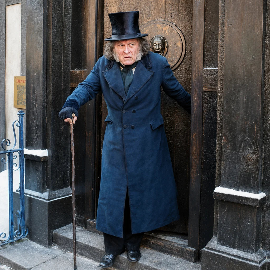 Ebenezer Scrooge Comic Con Premiere 2026 Coat
