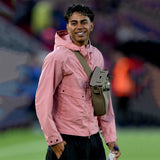 Lamine Yamal Camp Nou stadium Pink Jacket