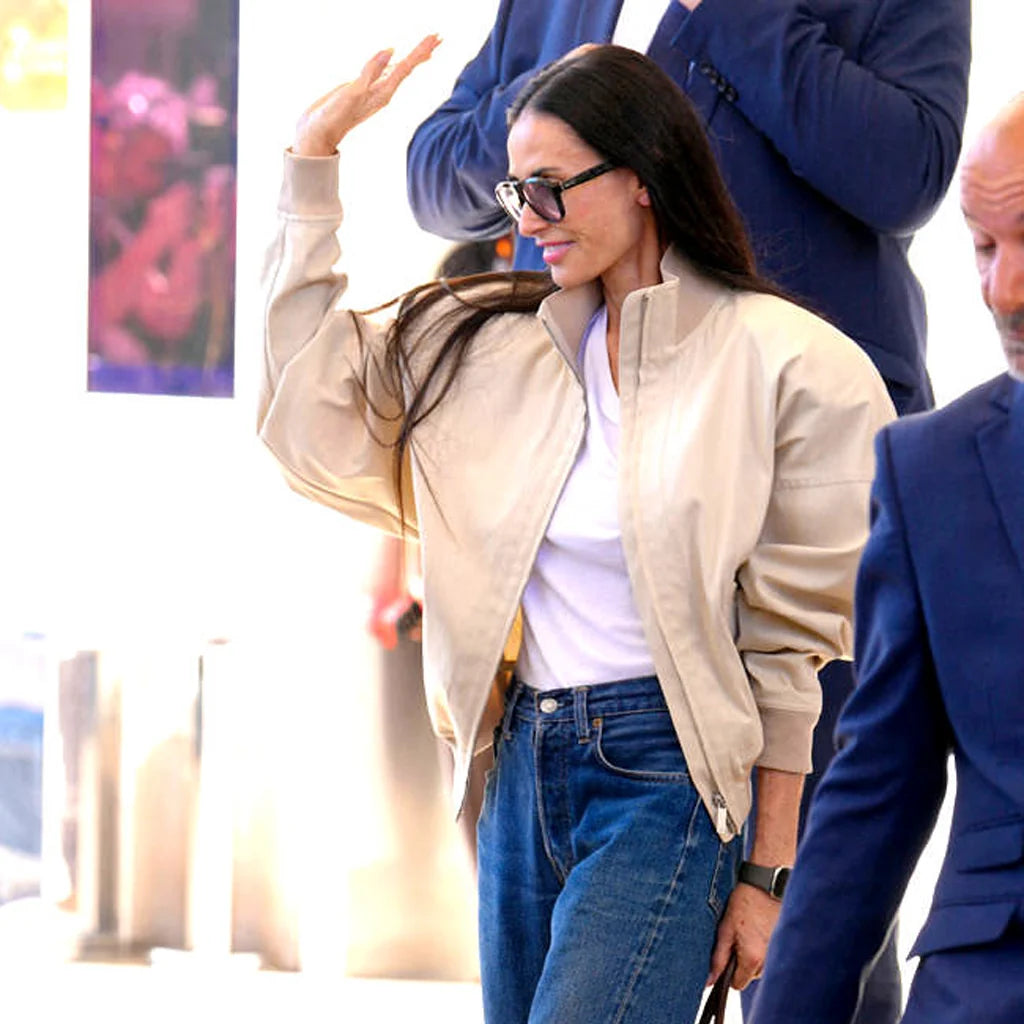 Cannes Film Festival Demi Moore Jacket