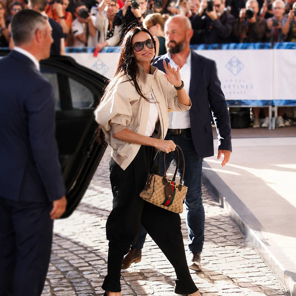 Cannes Film Festival Demi Moore Jacket