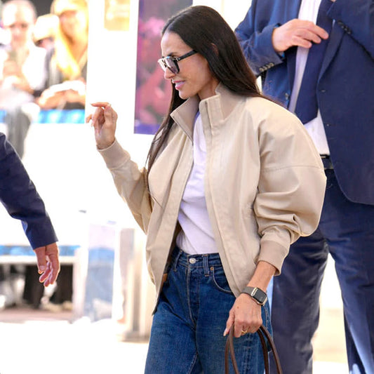 Cannes Film Festival Demi Moore Jacket