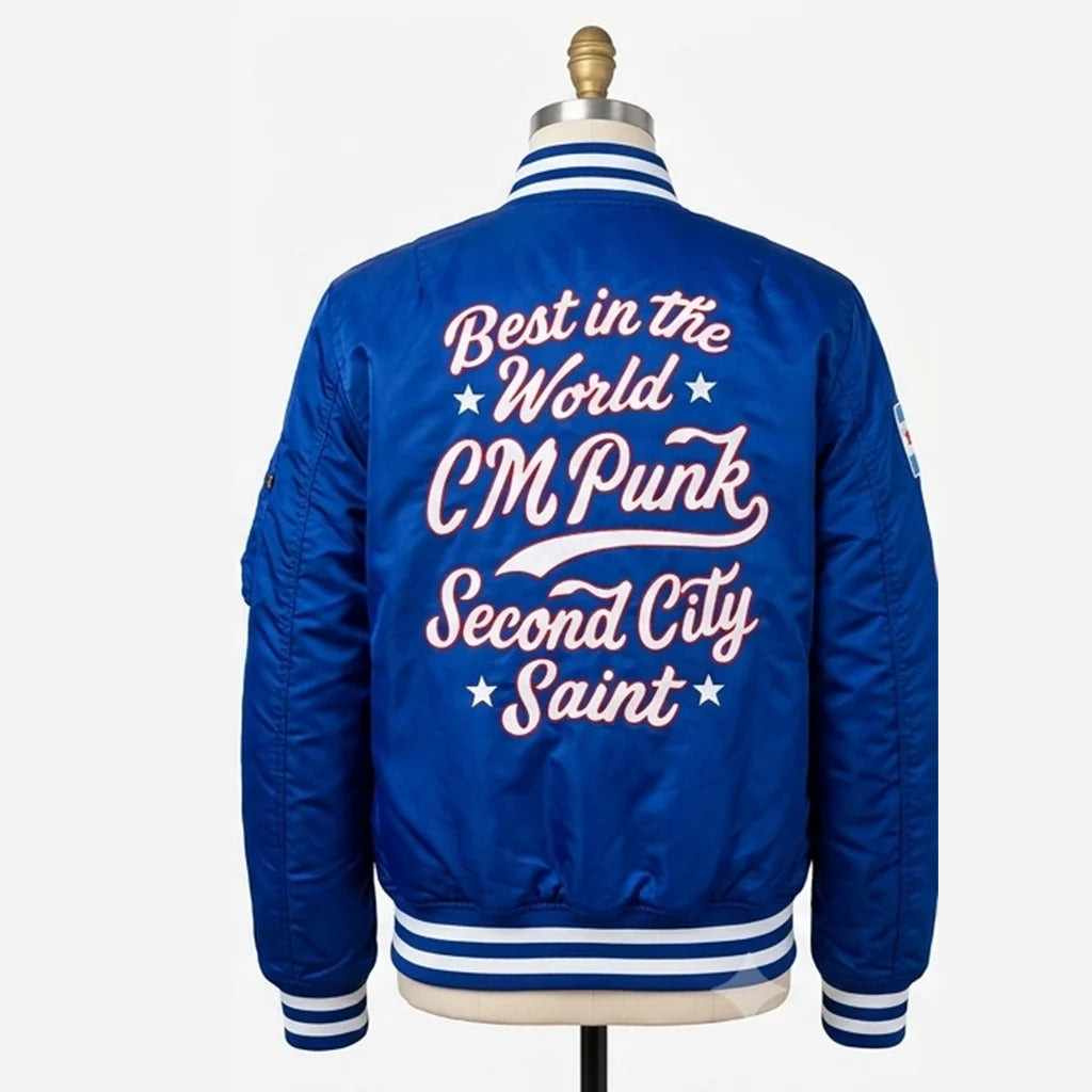 CM Punk Chicago Cubs Jacket