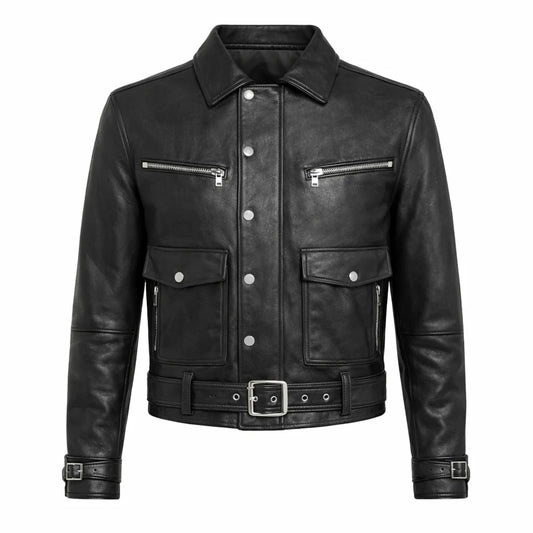 Classic Black Leather Jacket