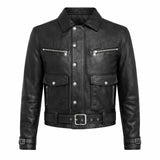 Classic Black Leather Jacket