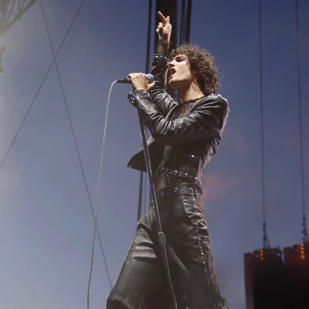 Coachella Sombr Leather Jacket