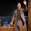 The Tonight Show Starring Jimmy Fallon Colin Jost Brown Suit
