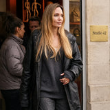 Couture 2026 Angelina Jolie Leather Coat
