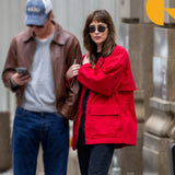 NY City Dakota Johnson Red Jacket
