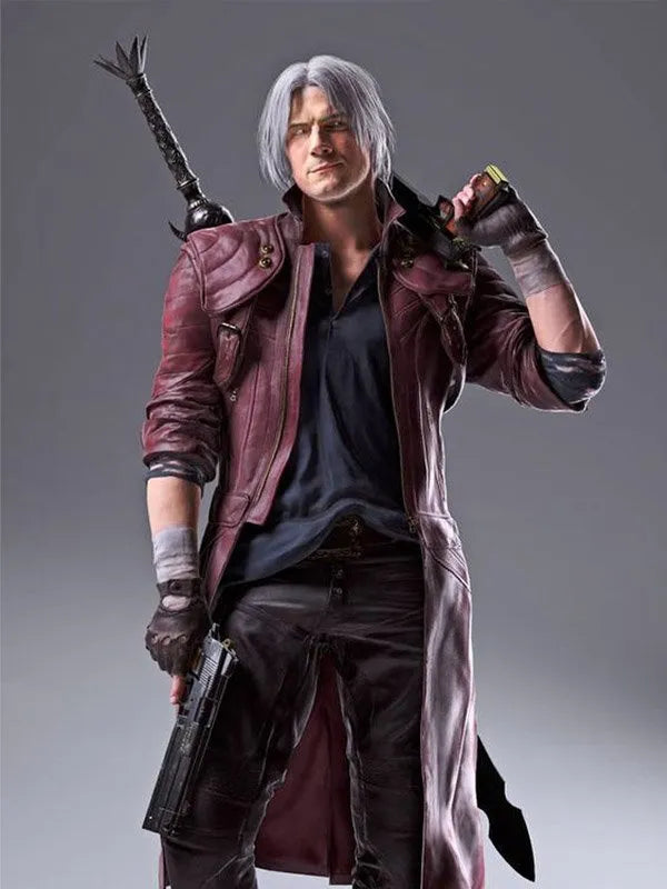 DMC 5 Dante Leather Coat