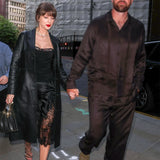 London Dinner Taylor Swift Black Coat