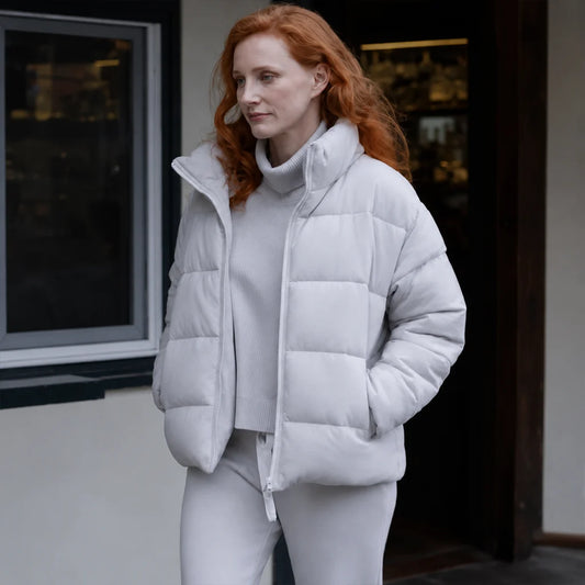 Dreams 2026 Jessica Chastain Puffer Jacket