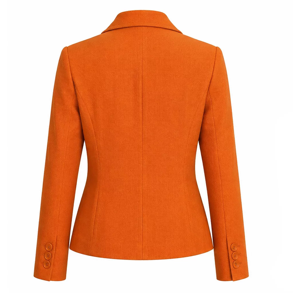Dreams Jennifer McCarthy Orange Blazer