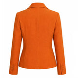 Dreams Jennifer McCarthy Orange Blazer