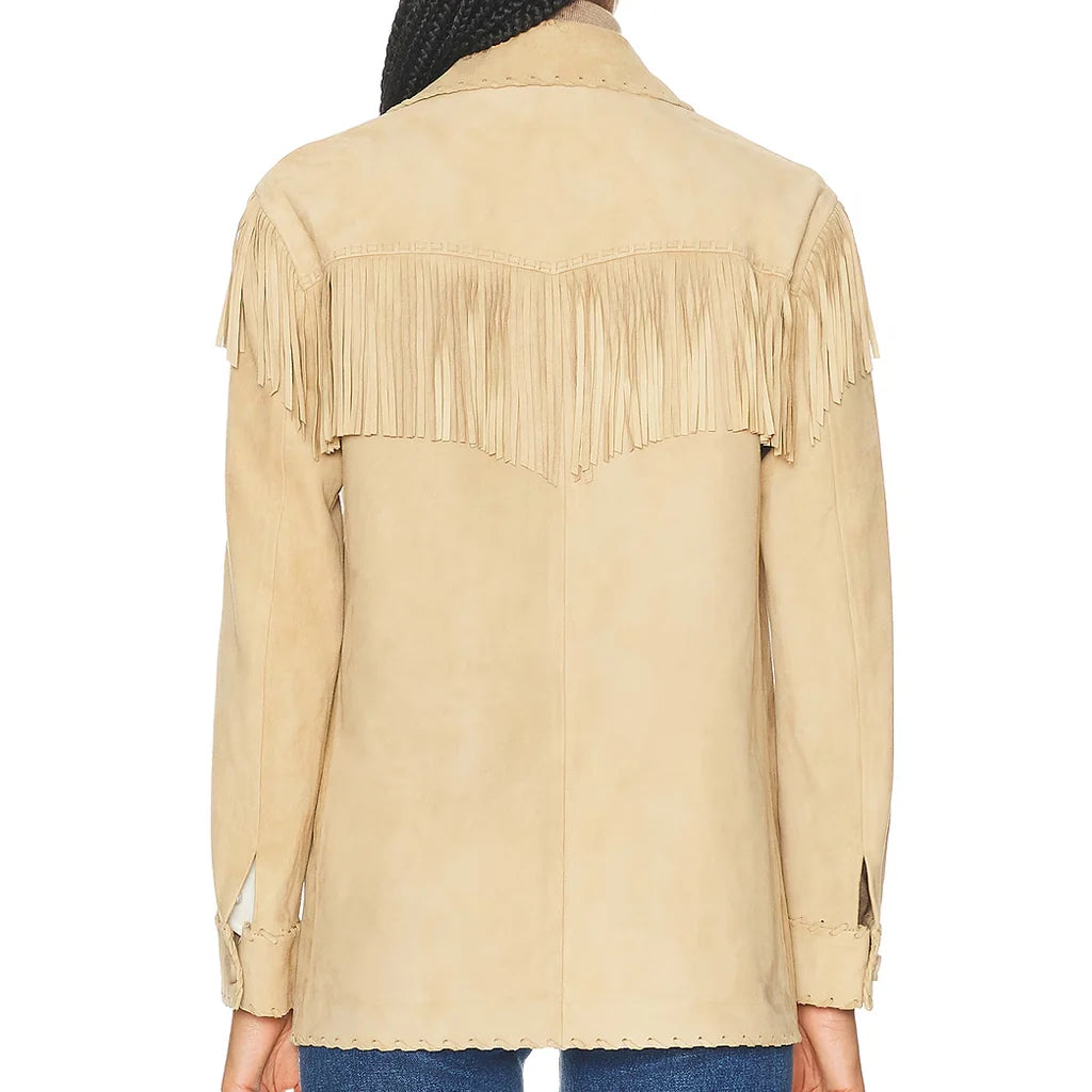 Dutton Ranch Promo Annette Bening Suede Jacket