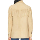 Dutton Ranch Promo Annette Bening Suede Jacket