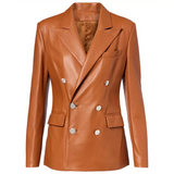 Dutton Ranch S02 Annette Bening Leather Blazer