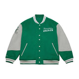 90s Eagles Letterman Green Jacket