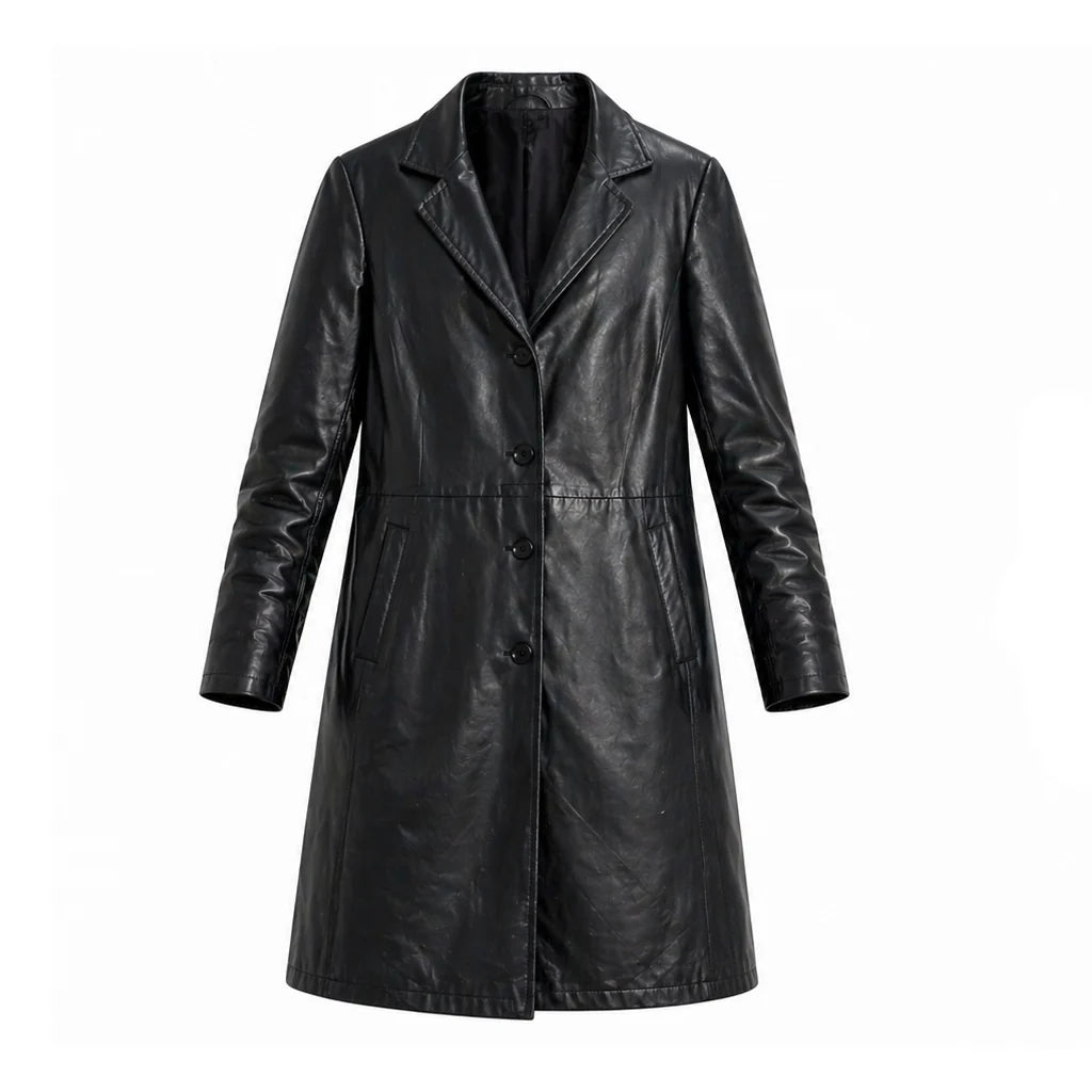 Paris 2026 Emily Ratajkowski Leather Coat