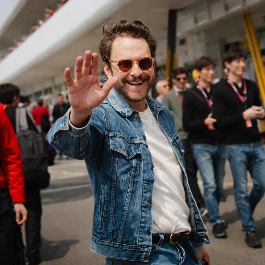Charlie Day F1 Grand Prix Denim Jacket