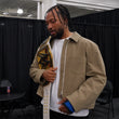 Fanatics Fest Jalen Brunson Beige Jacket