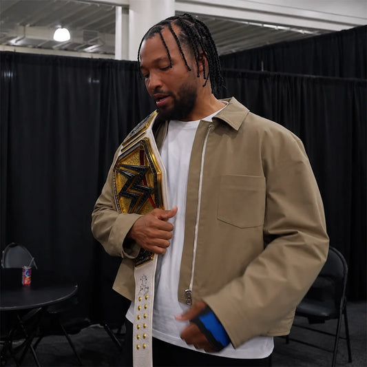 Fanatics Fest Jalen Brunson Beige Jacket