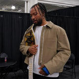Fanatics Fest Jalen Brunson Beige Jacket