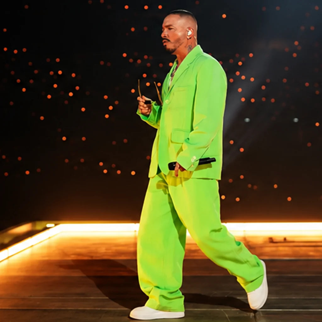 Final Show Paris 2026 J Balvin Green Suit
