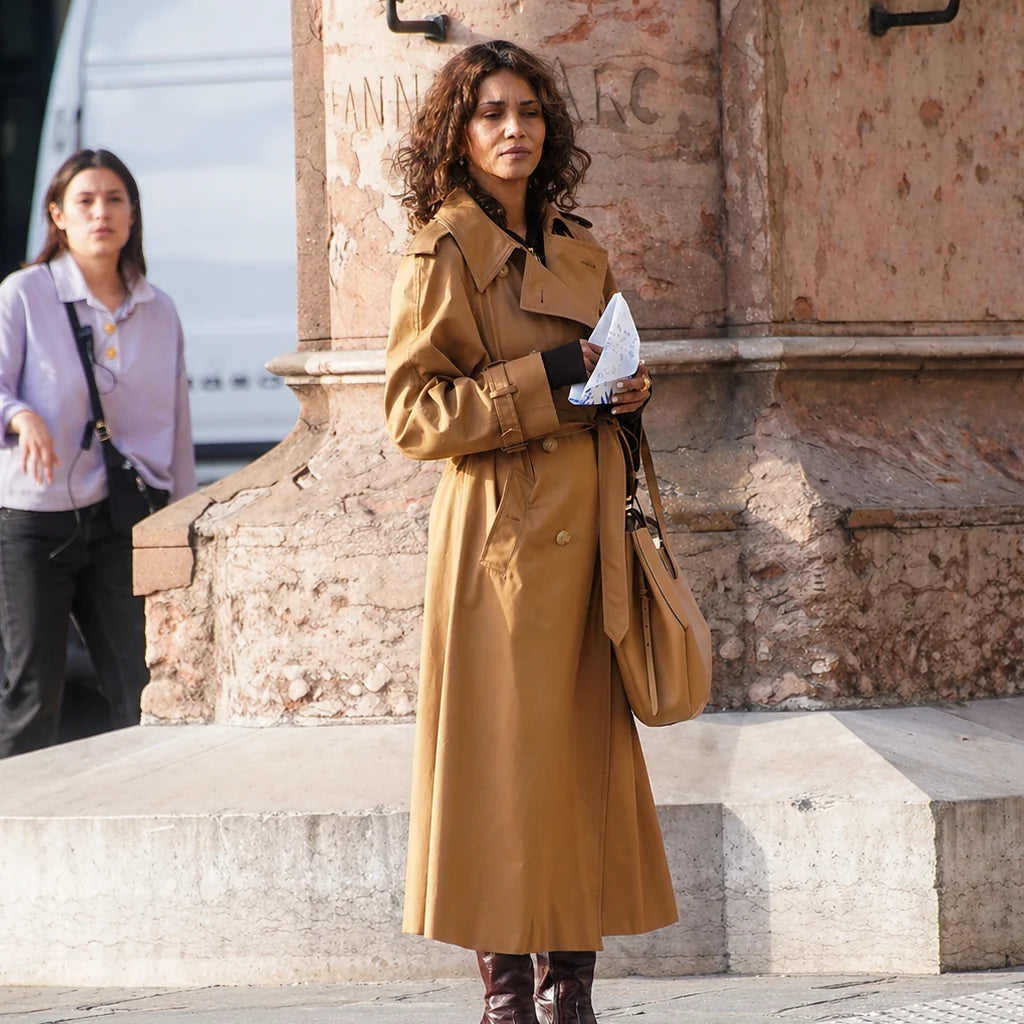 Halle Berry Fleur Cotton Coat